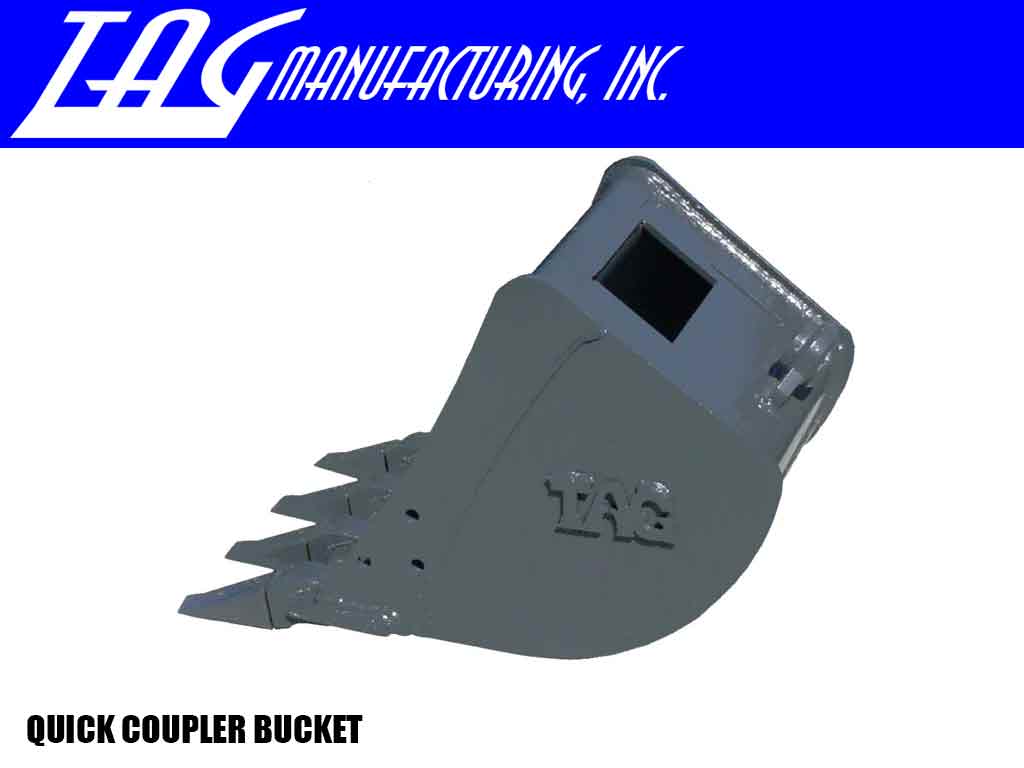 Save money, shop smarter Save more: The TAG quick coupler Dirt Buckets with  1.25 T-pin for 2,500 - 6,000 lbs. excavators TAG